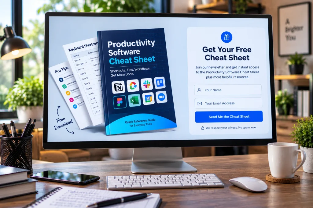 A lead magnet example demonstrating effective email marketing for beginners.
