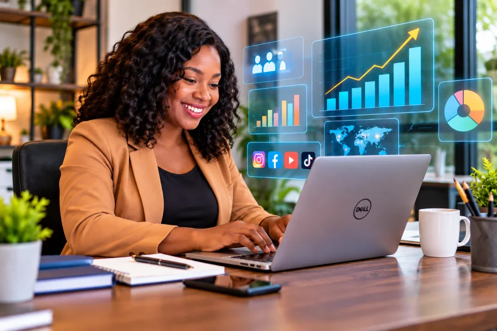 A successful digital marketer applying the psychology of copywriting to increase business sales.