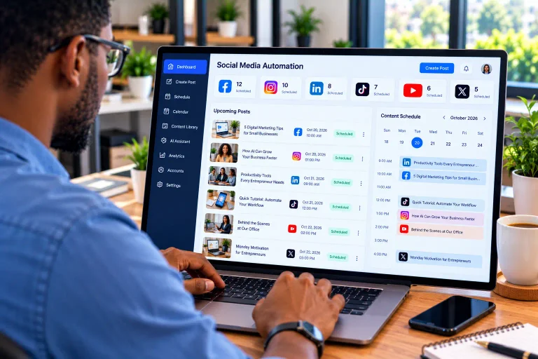 AI Social Media Automation for Small Business: How to Scale Online